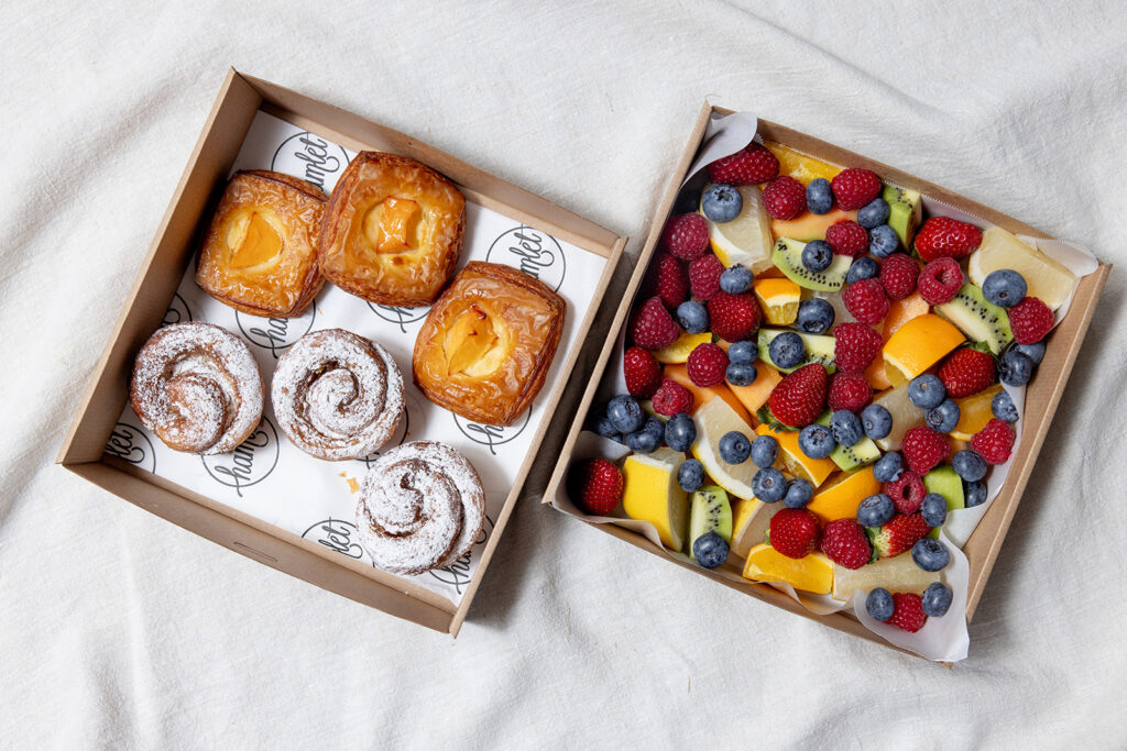 Pigeon Whole Pastries + Fruit