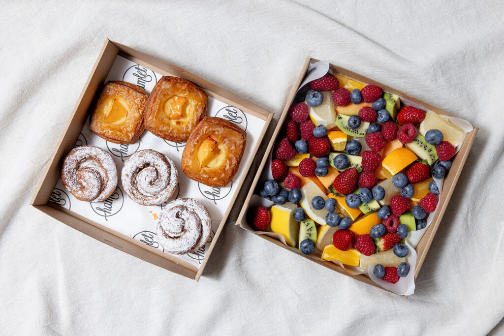 Pigeon Whole Pastries + Fruit